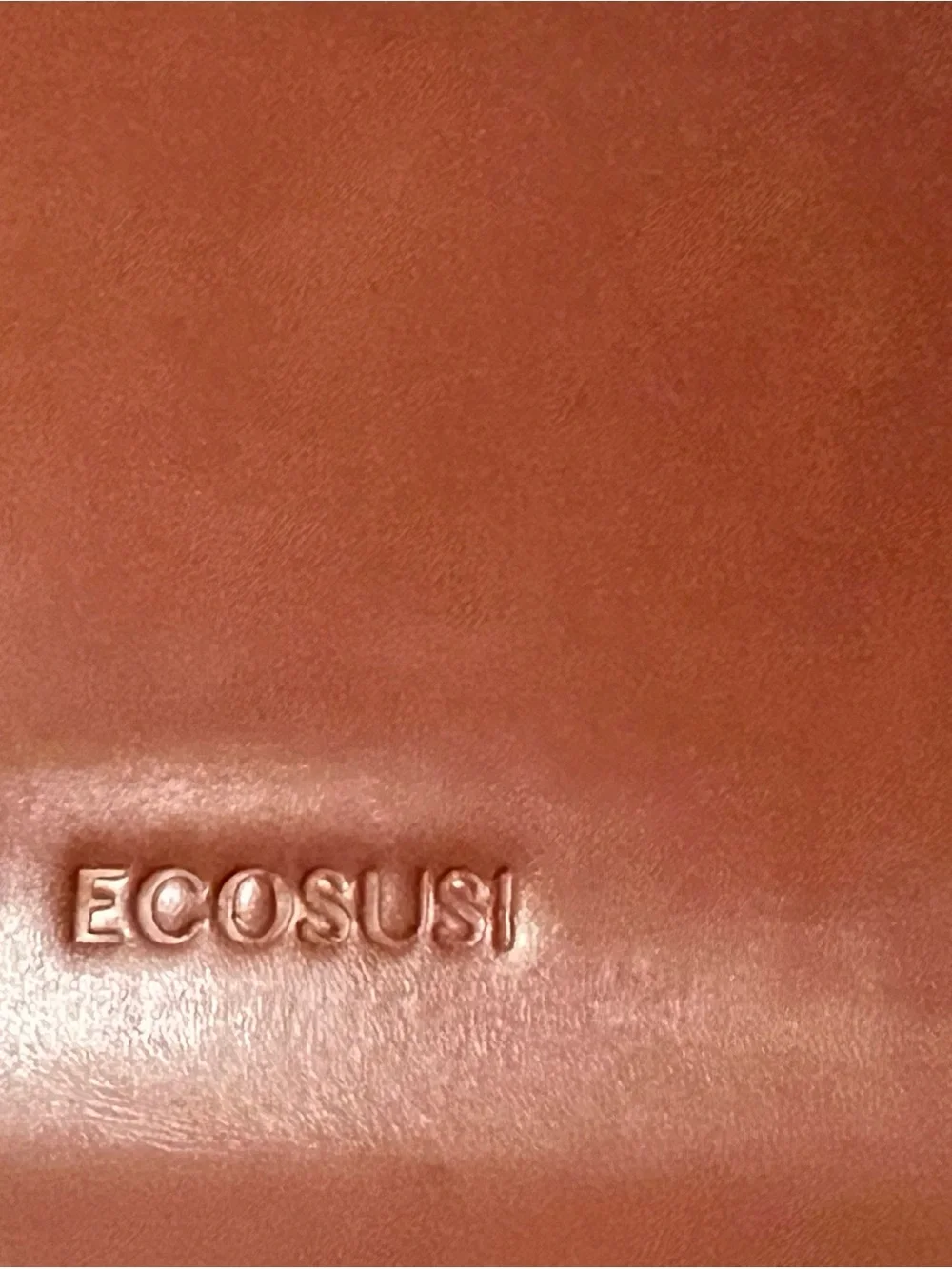 Ecosusi Brown Bow Laptop Bag Vegan Leather With Matching Organizer Folder